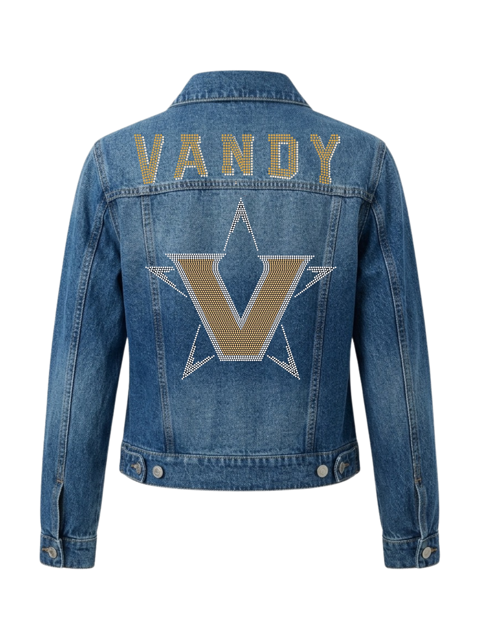 Vanderbilt Vandy Star V Blue Denim Jacket