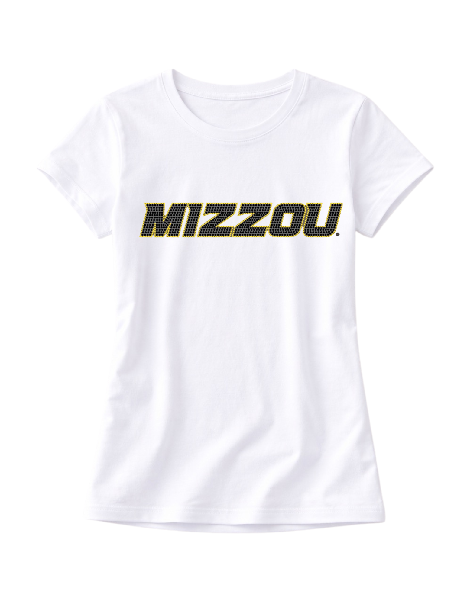University of Missouri Mizzou White Crewneck T-Shirt