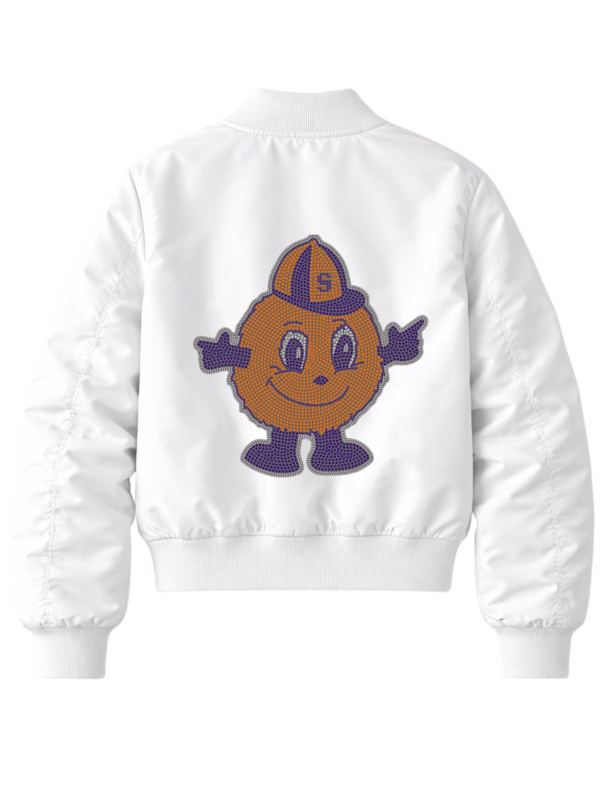 Syracuse University Otto White Bomber Jacket