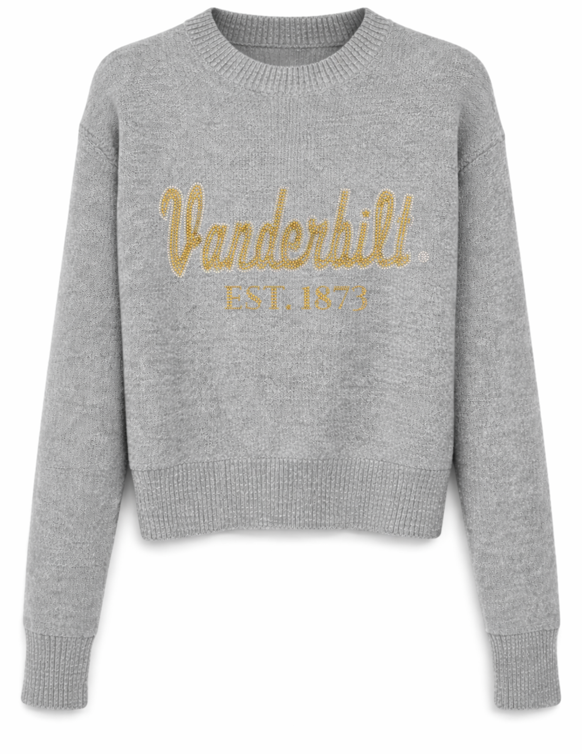 Vanderbilt EST 1873 Crewneck Grey Sweater