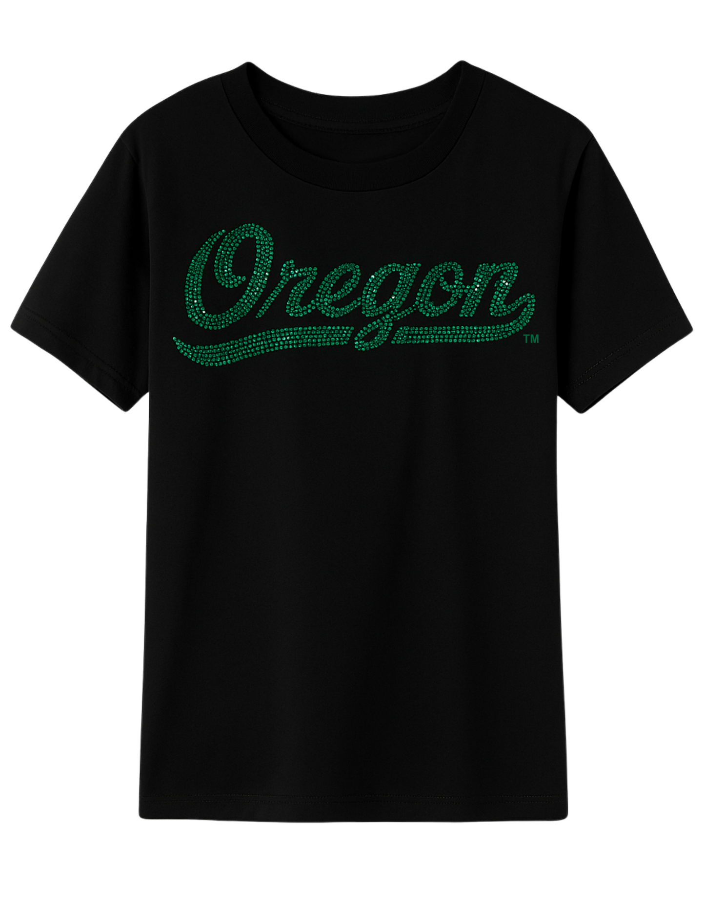Game Day T-Shirt, Short Sleeve Black, University Of Oregon Script
