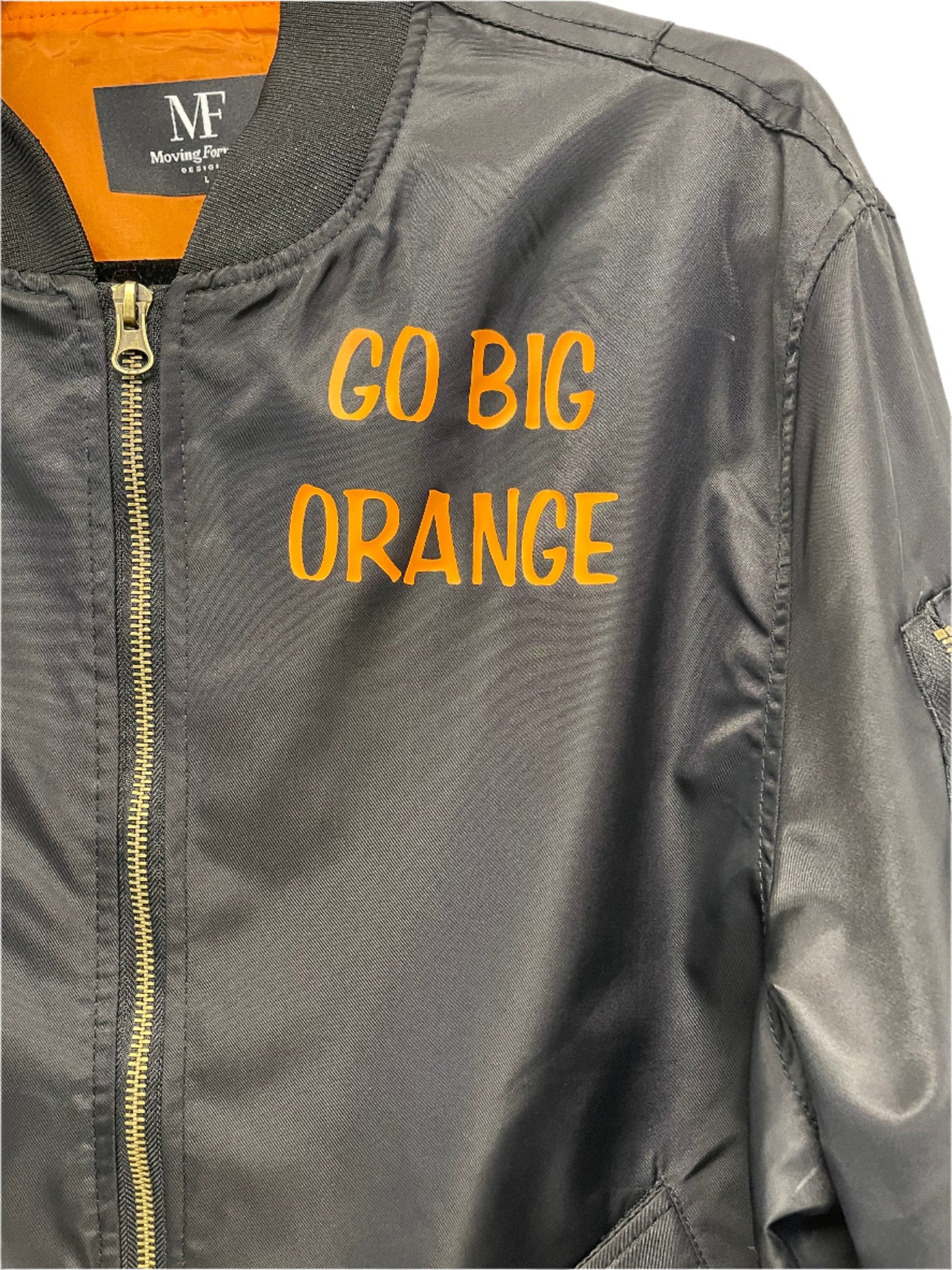 Tennessee Vols Big T & Go Big Orange Black Bomber