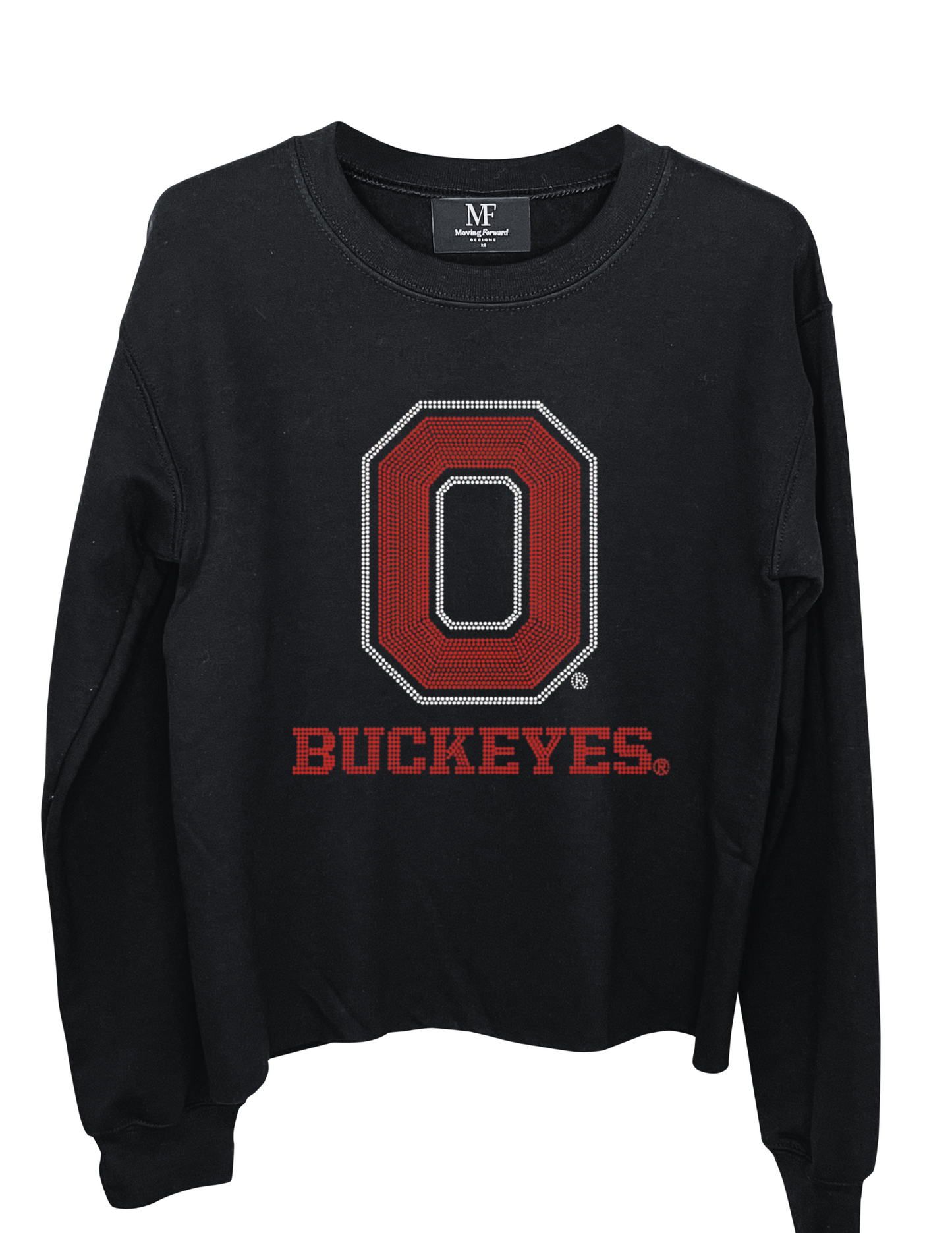 Game Day Sweatshirt, Black Crewneck, Ohio State O Buckeyes