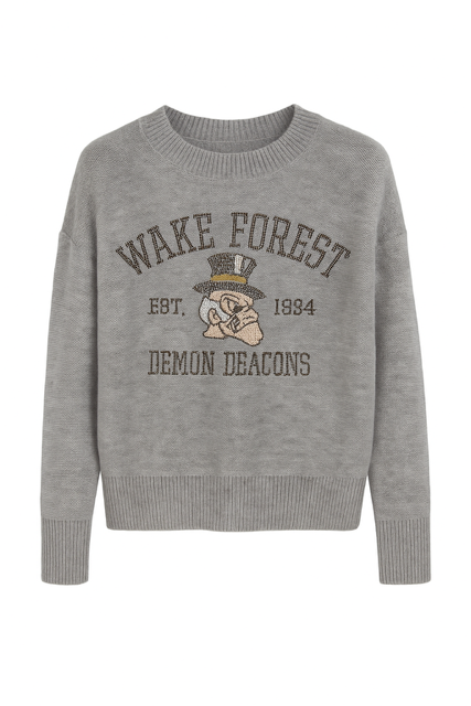 Wake Forest Gray Crewneck Est. 1834 Sweater