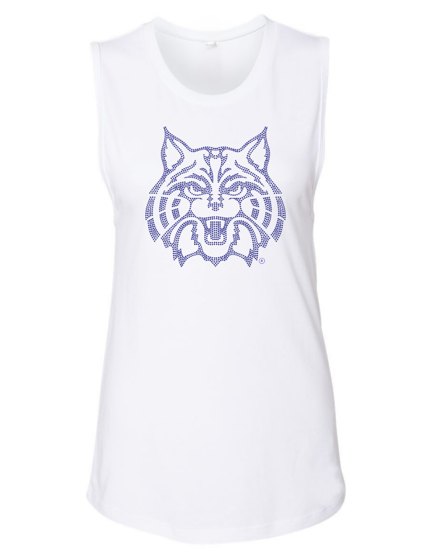 University of Arizona Wildcat White Tank Top