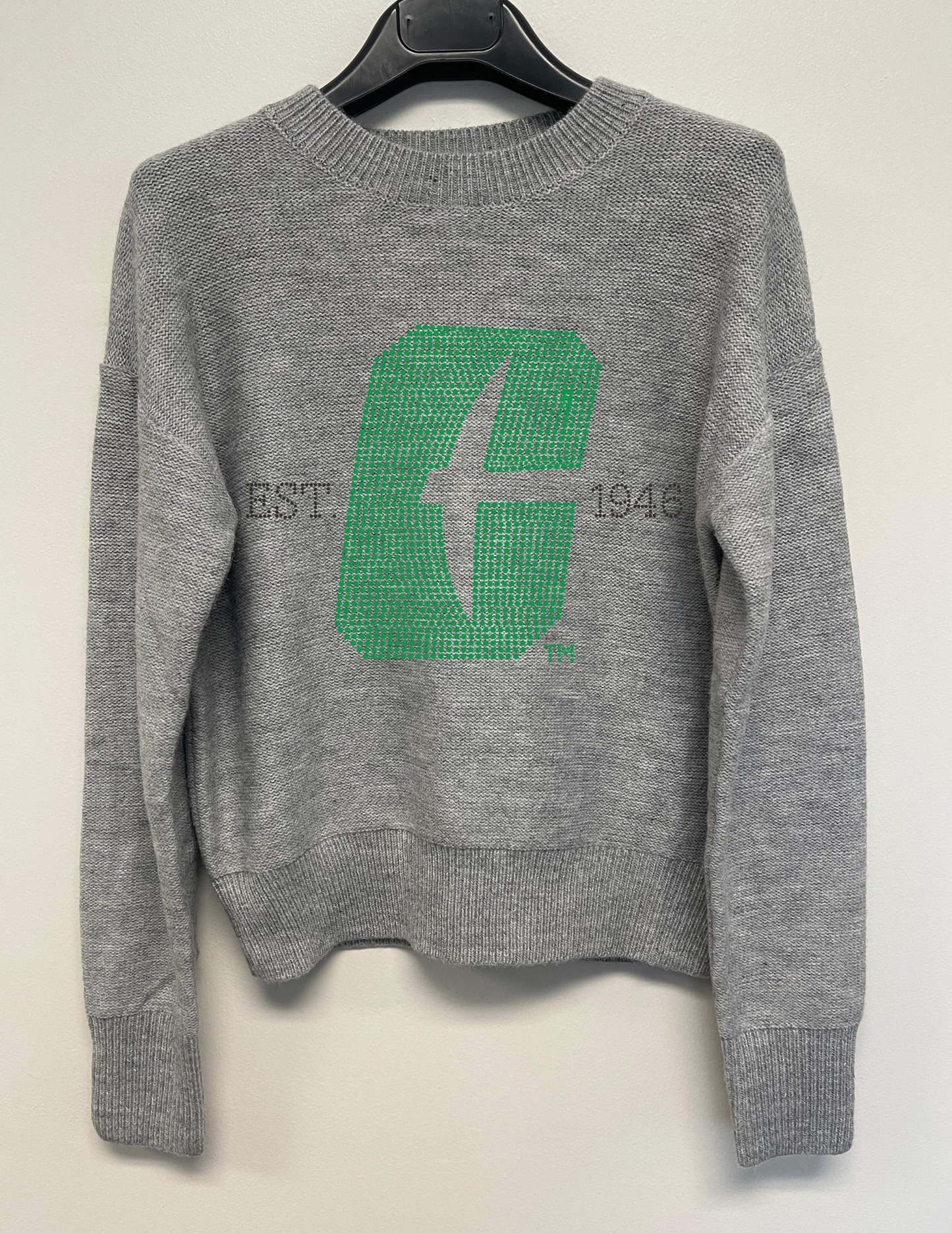 University of N Carolina-Charlotte EST 1946 Gray Crewneck Sweater