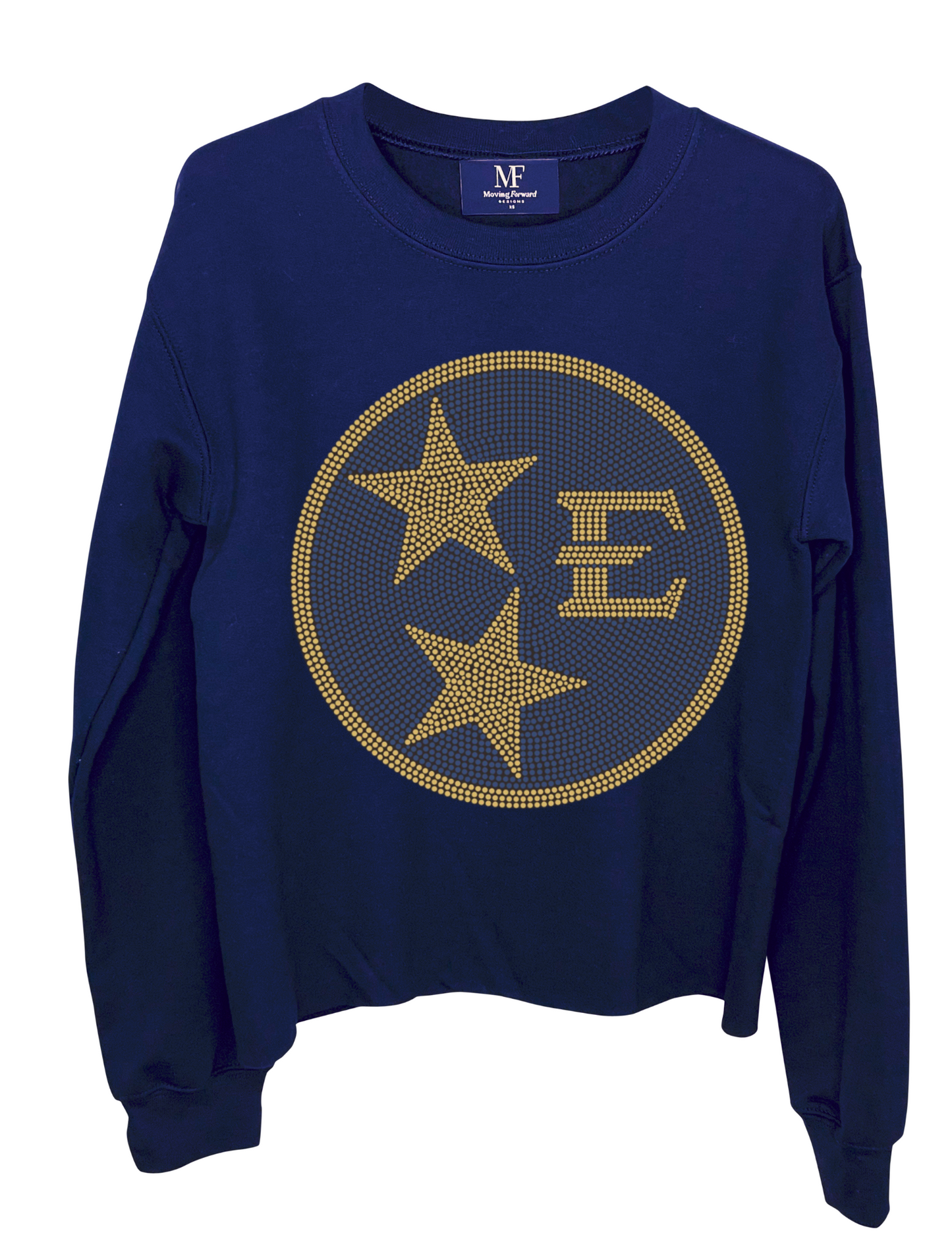 East Tennessee Circle Star Logo Navy Crewneck Sweatshirt