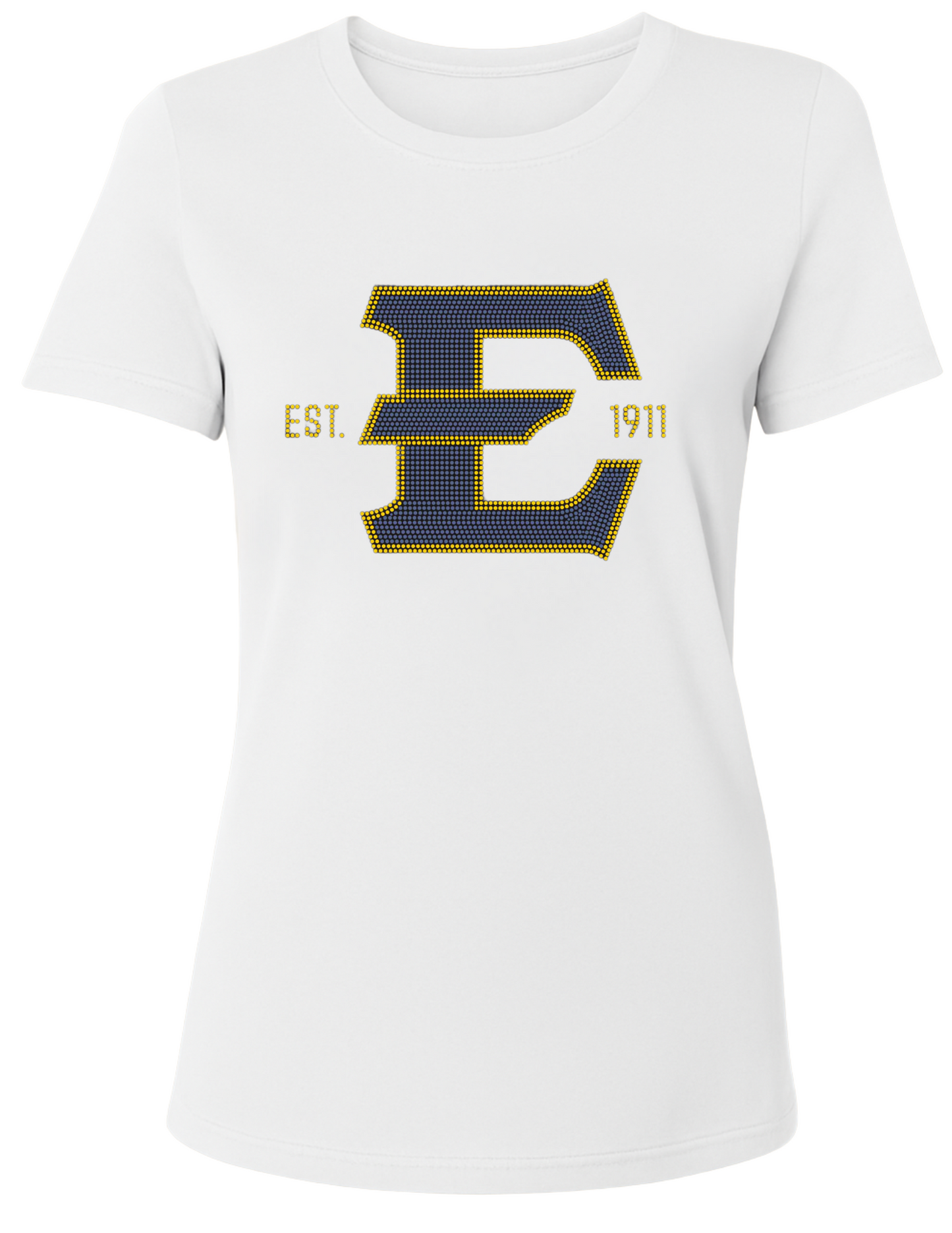 East Tennessee State EST. 1911 Crewneck White Short Sleeve T-Shirt