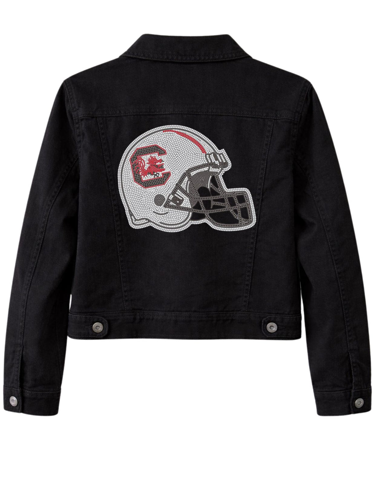 University of South Carolina Helmet Black Denim Jacket