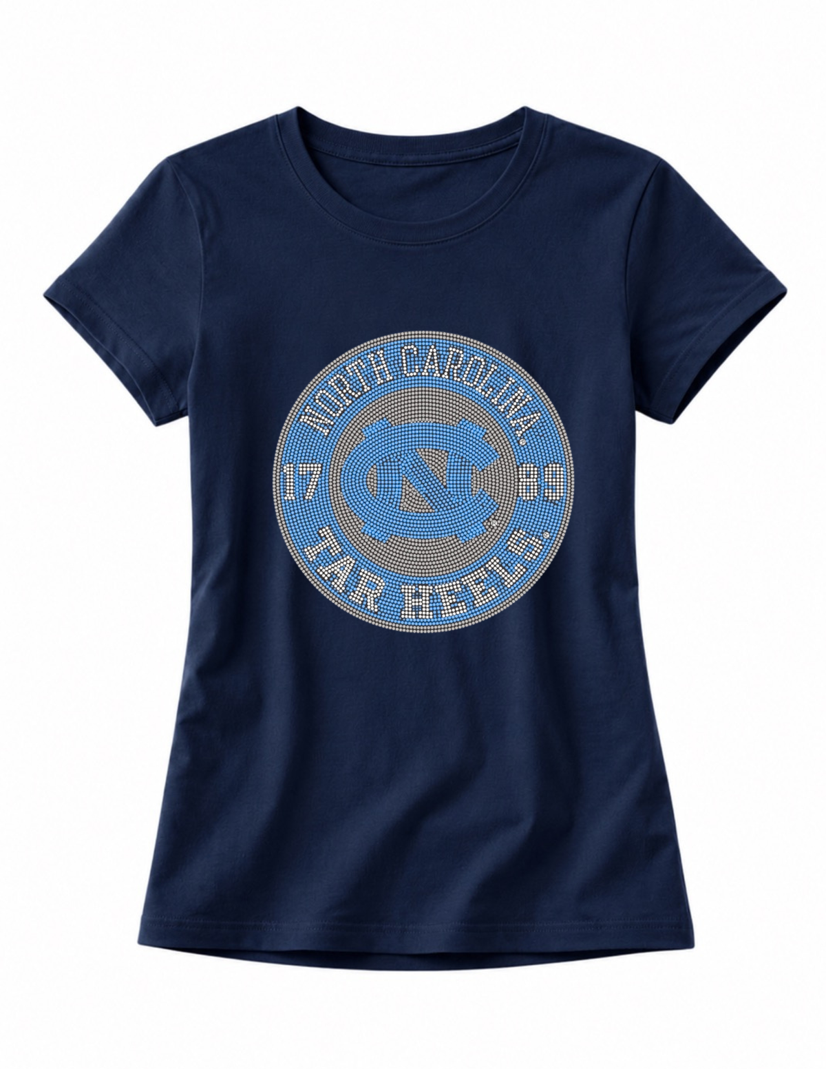 University of North Carolina Est. 1789 Decal Navy Crewneck T-Shirt