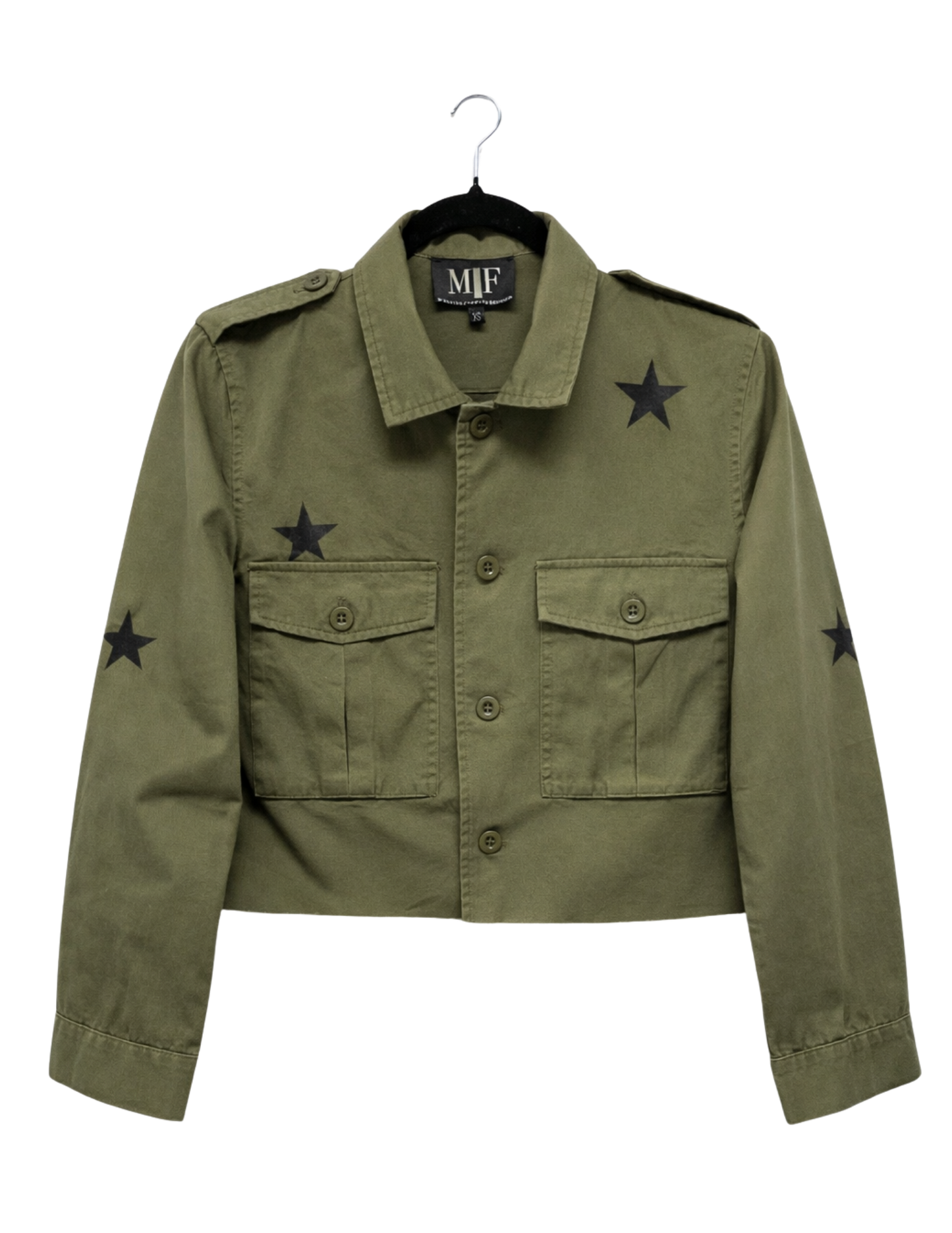 University of Iowa EST. 1841 Army Green Shacket