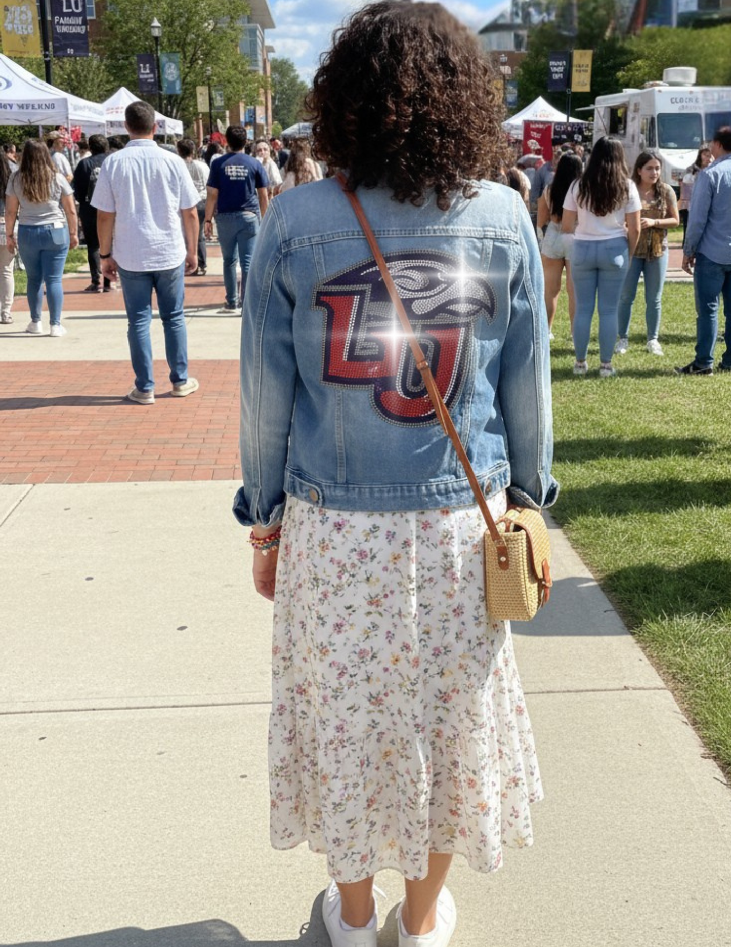 Liberty University LU Blue Denim Jacket