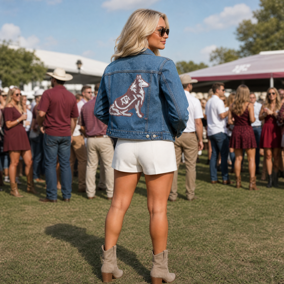 Texas A&M Reveille Blue Denim, view 2