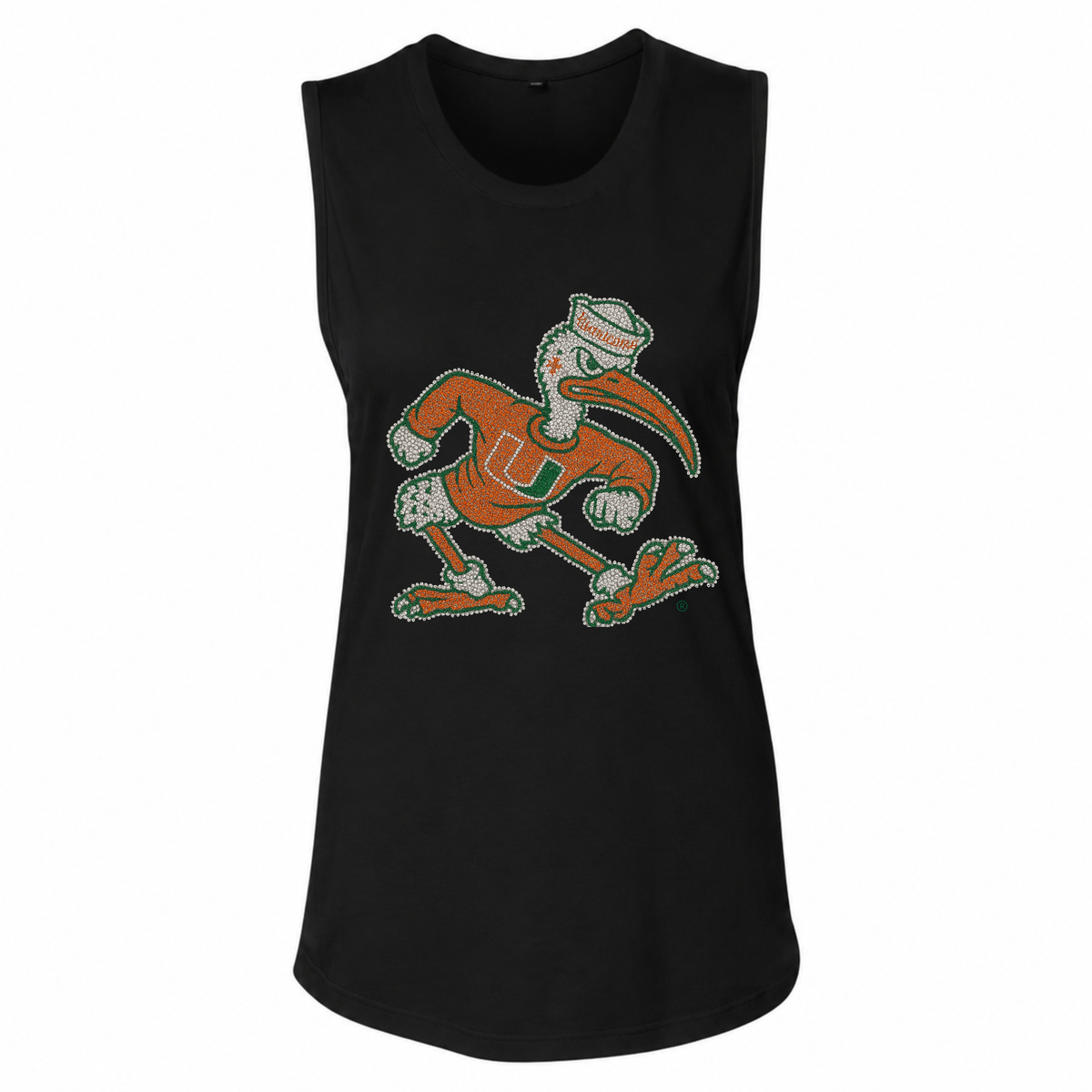 University of Miami Sebastian Black Tank Top