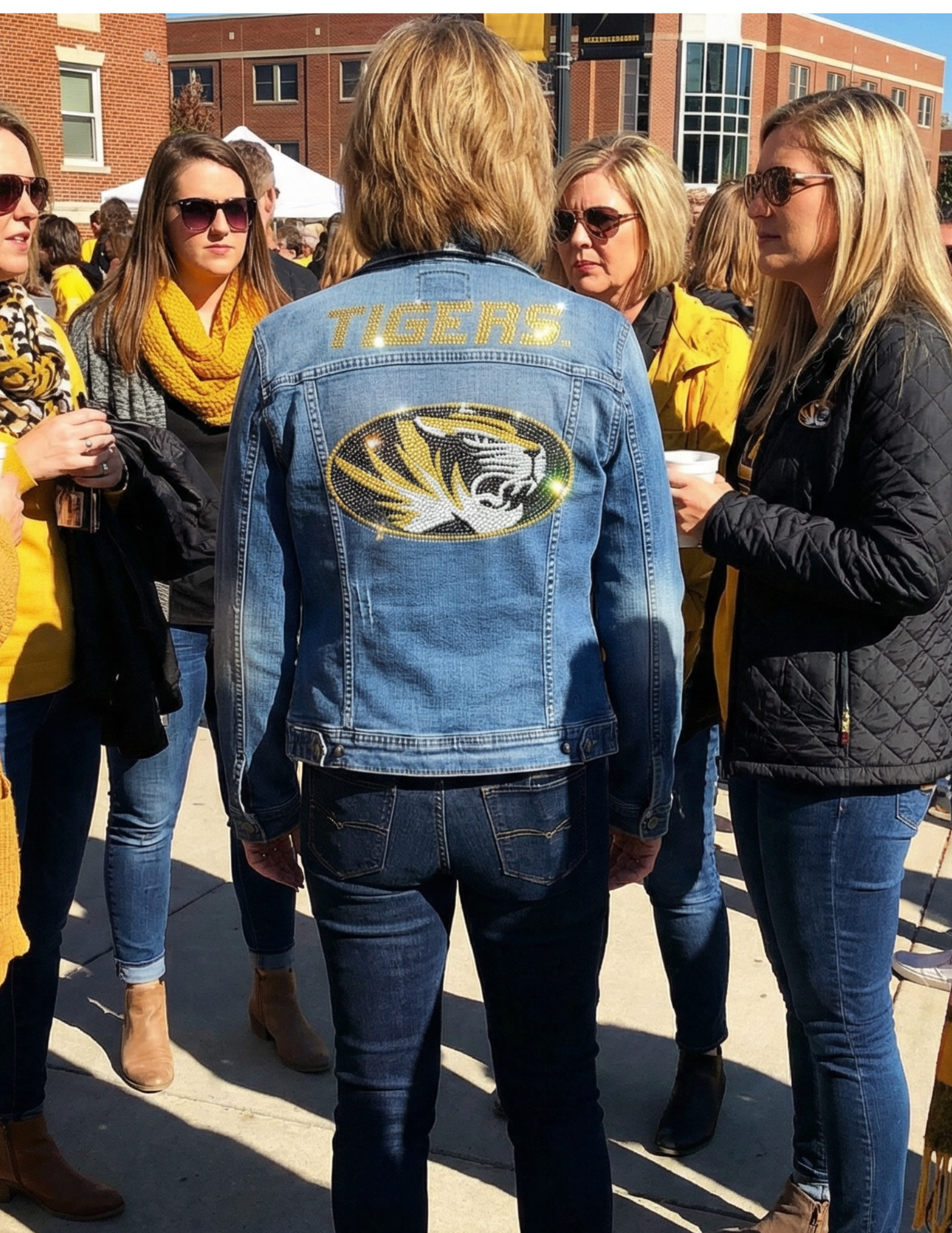 University of Missouri Tigers Logo Blue Denim Jacket