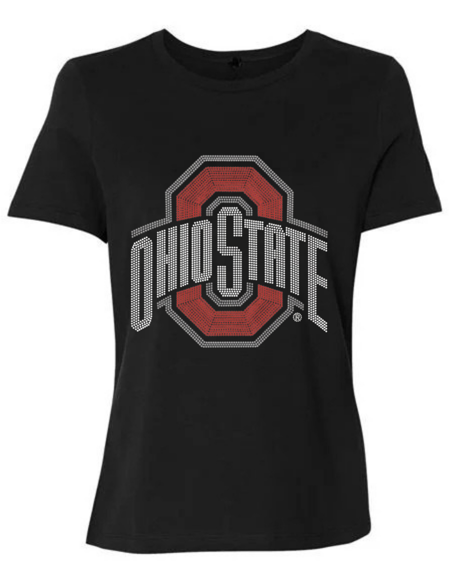 Game Day T-Shirt, Black, Ohio State O Red