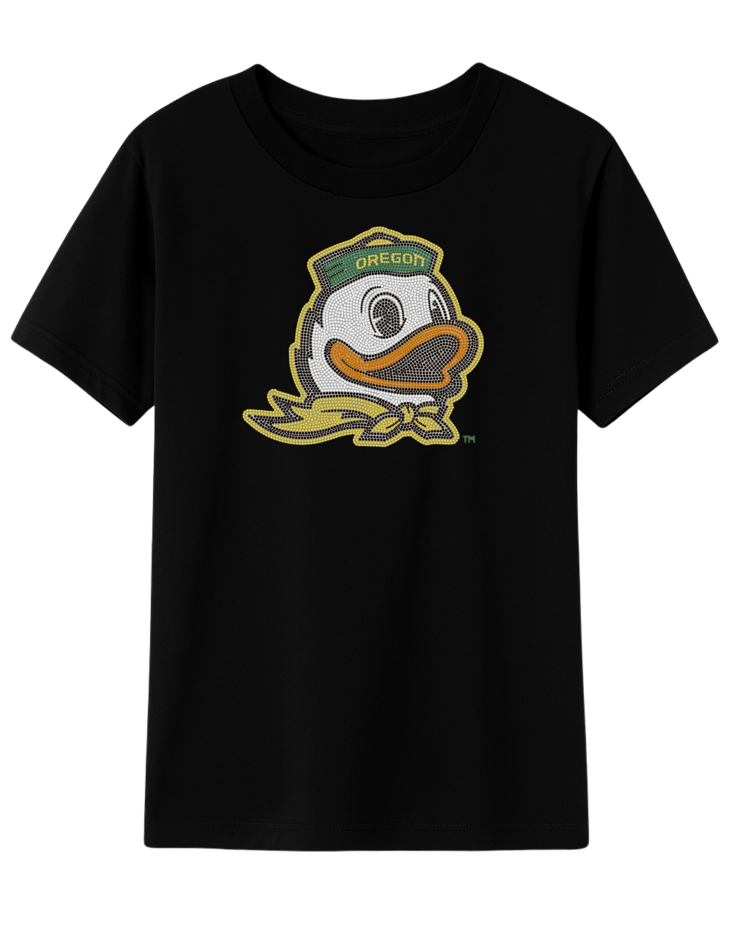 Game Day T-Shirt, Short Sleeve Black, University of Oregon Duck