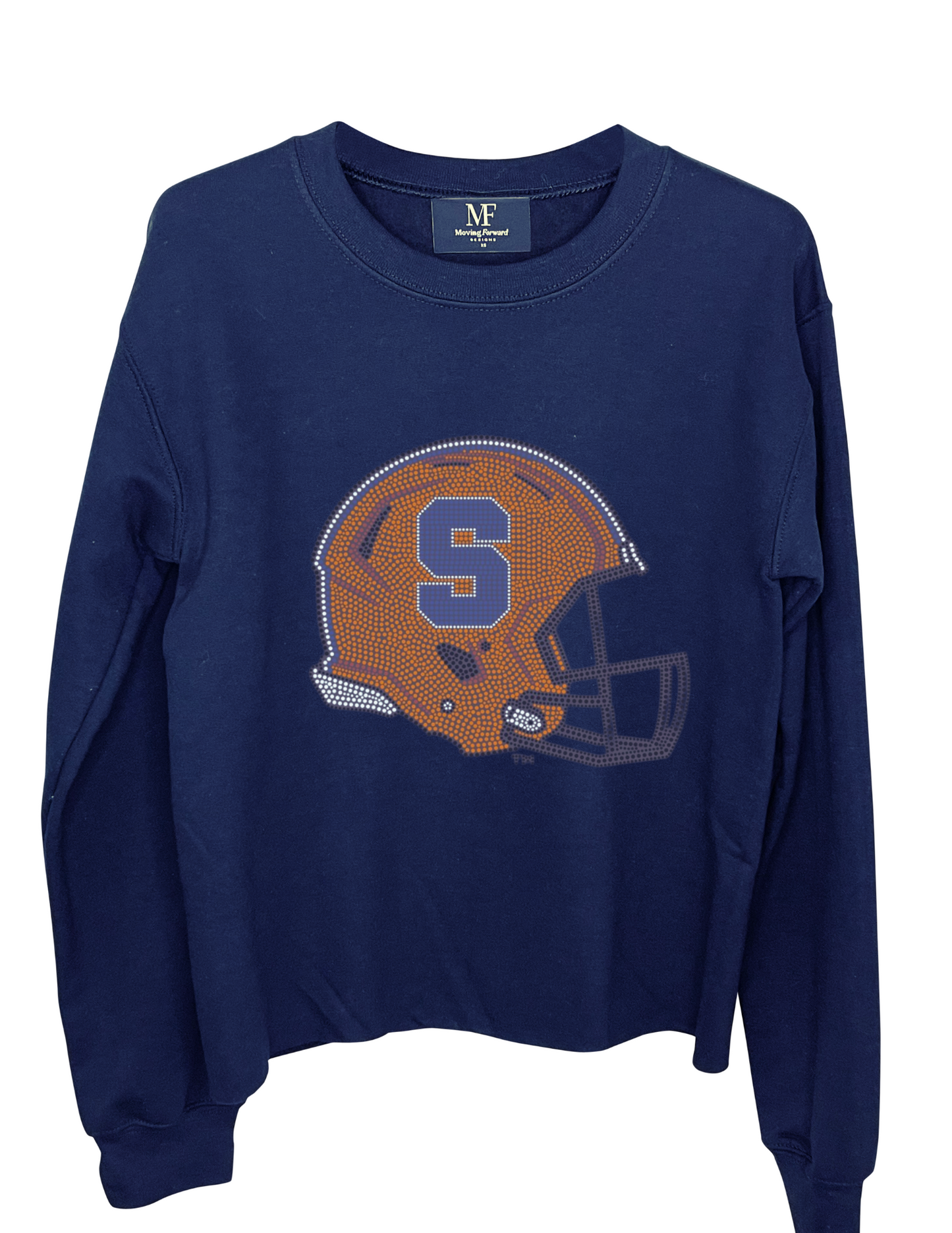 Syracuse Helmet Crewneck Navy Sweatshirt