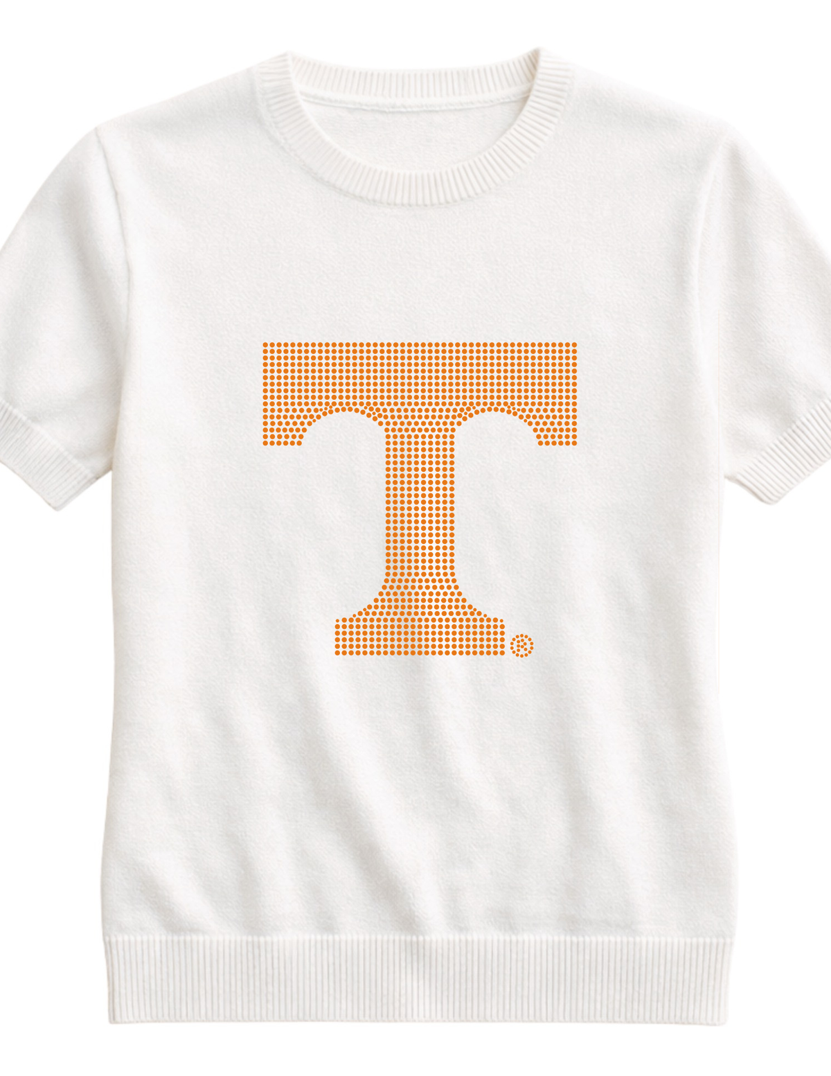 Tennessee Vols Big T Ivory Short Sleeve Sweater