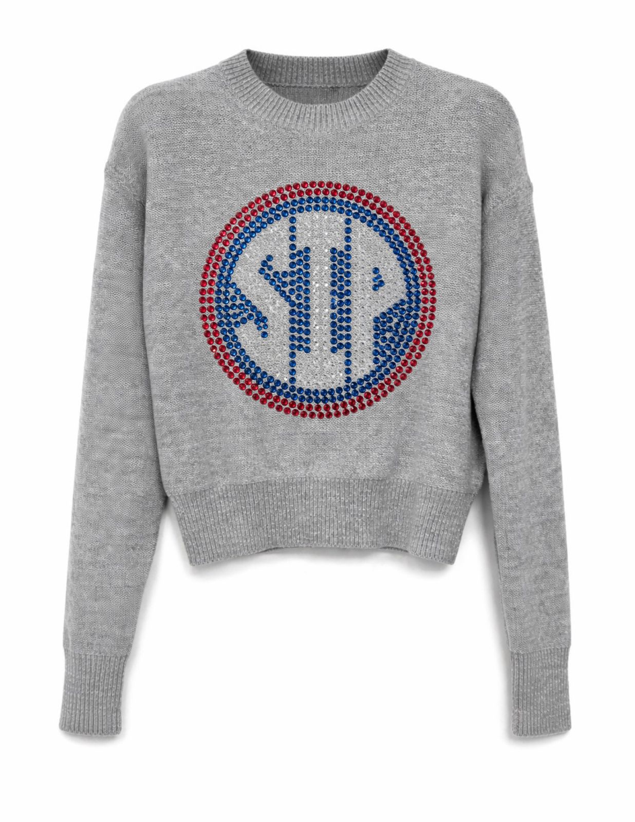 University of Mississippi SIP Decal Gray Crewneck Sweater