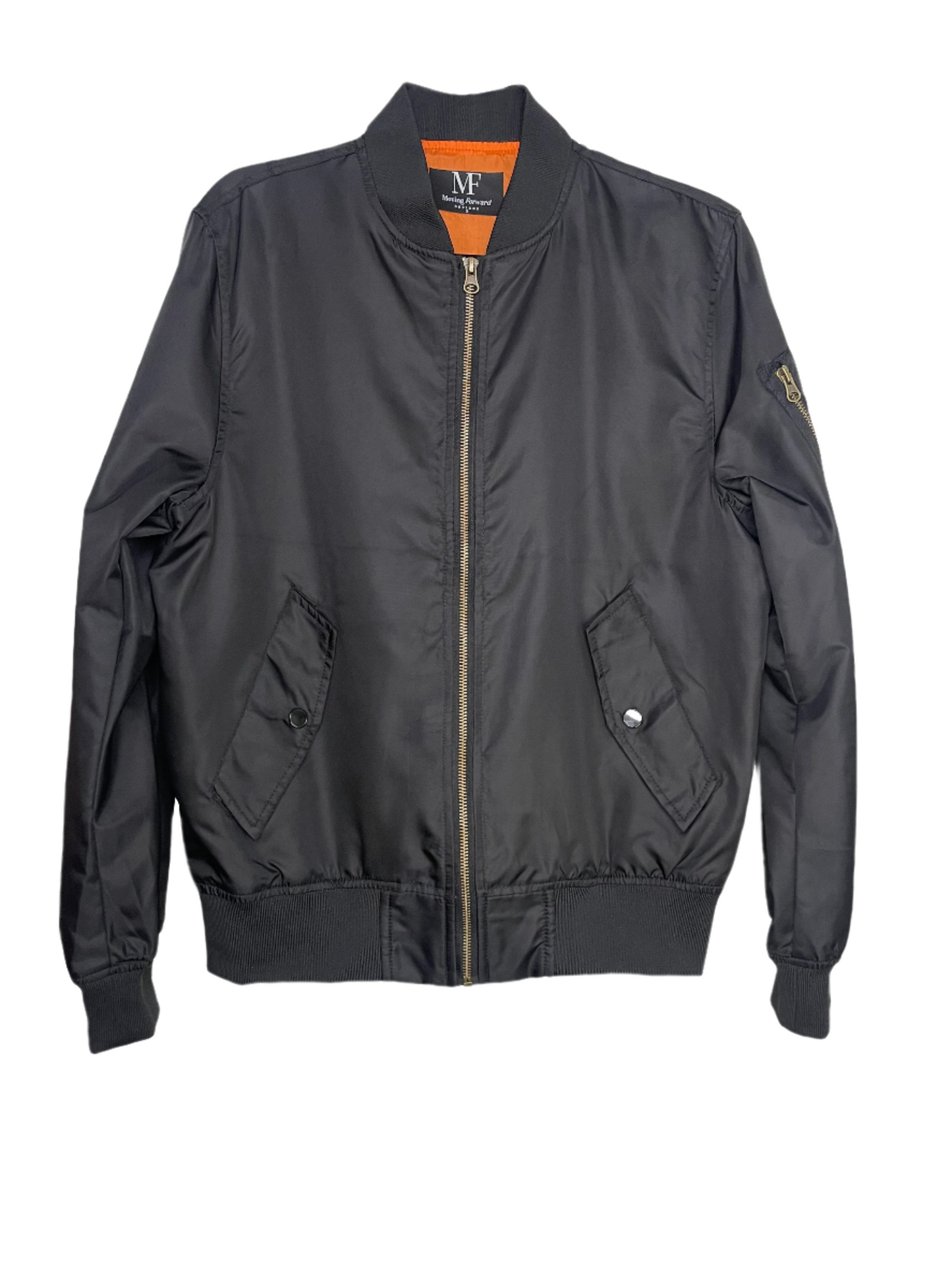 Army West Point Block Letters Black Bomber