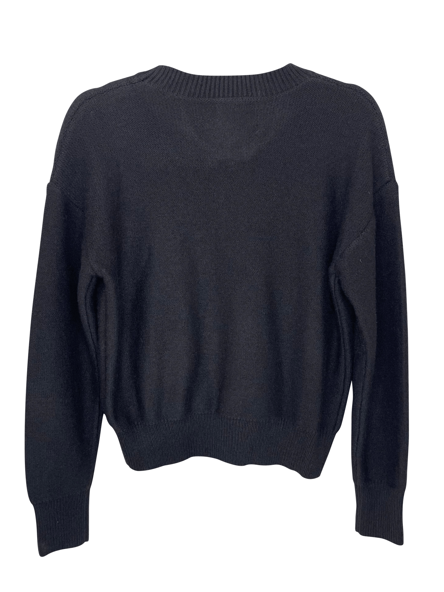 Gunmetal Love Script Black Crewneck Sweater