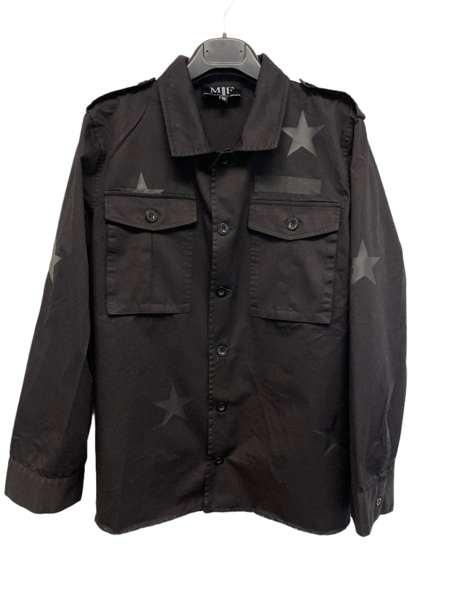 Gunmetal Queen Bee Black Shacket