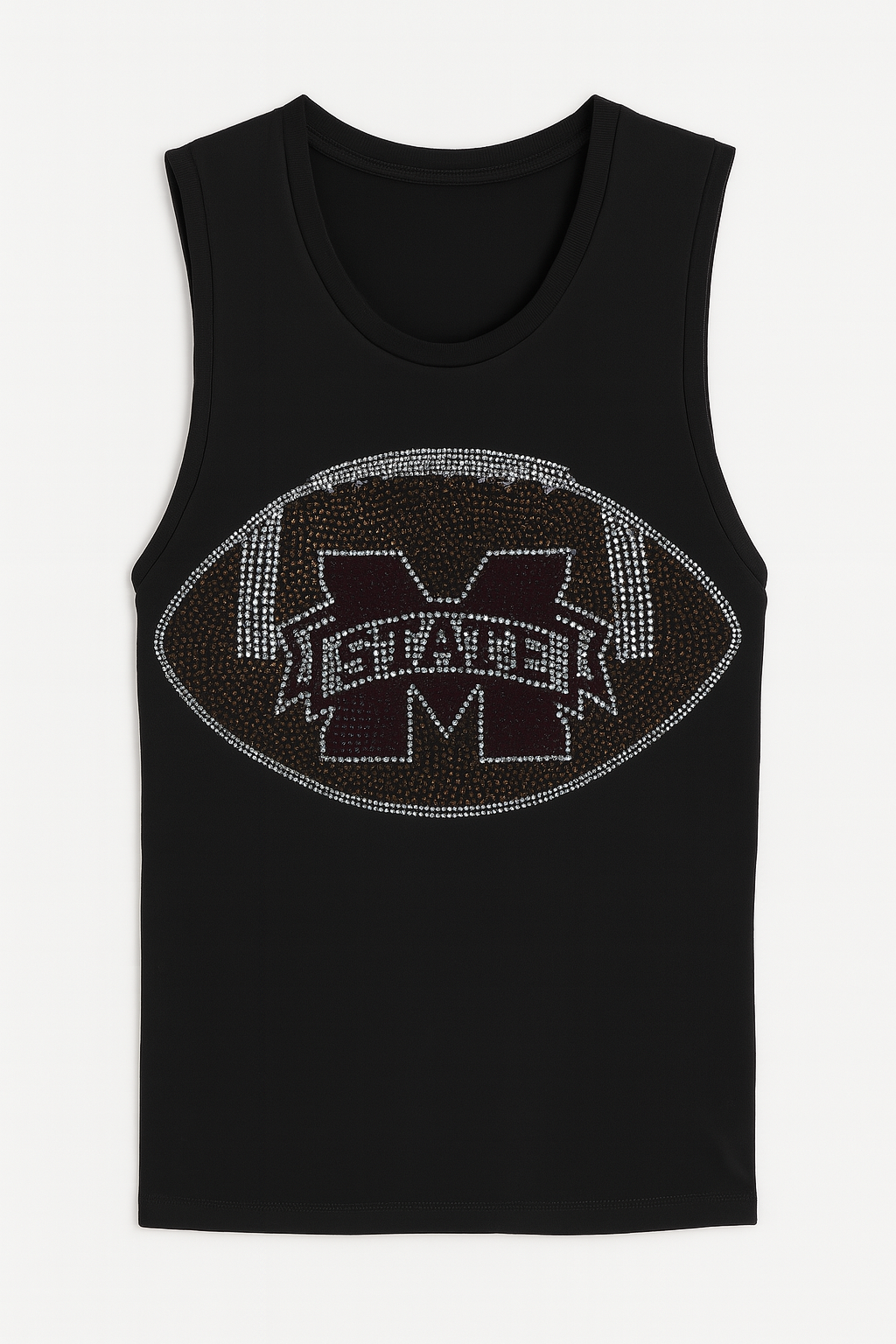 Game Day, Black Tank Top, Mississippi State Football