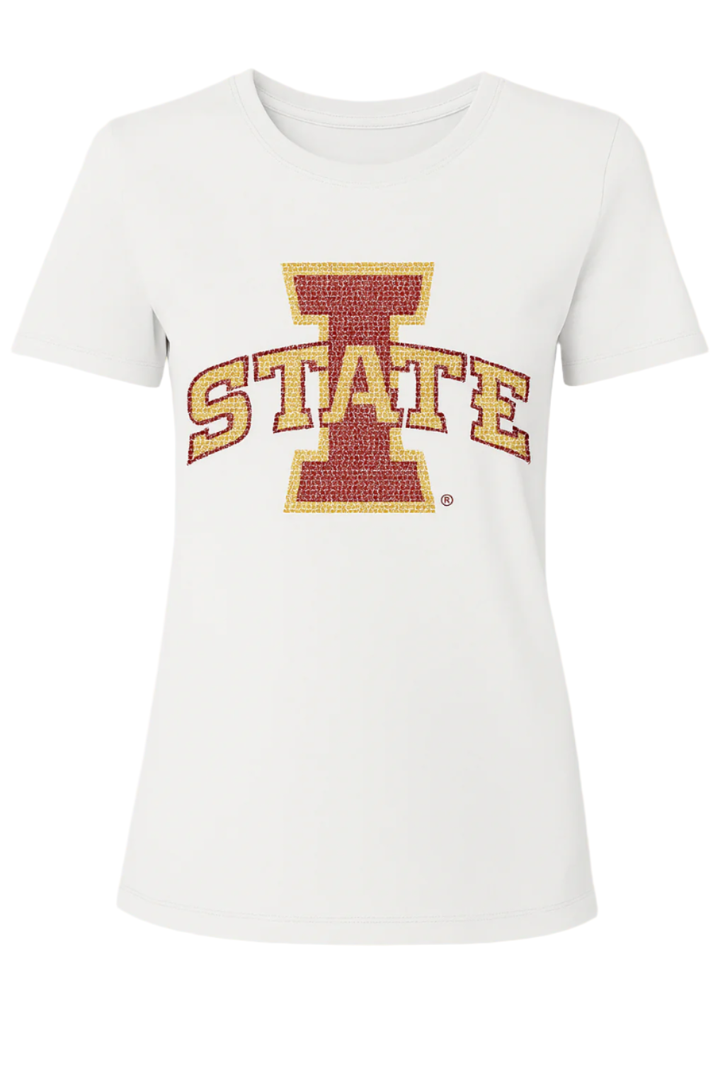 Game Day T-Shirt, Crewneck White, Iowa State Large I State