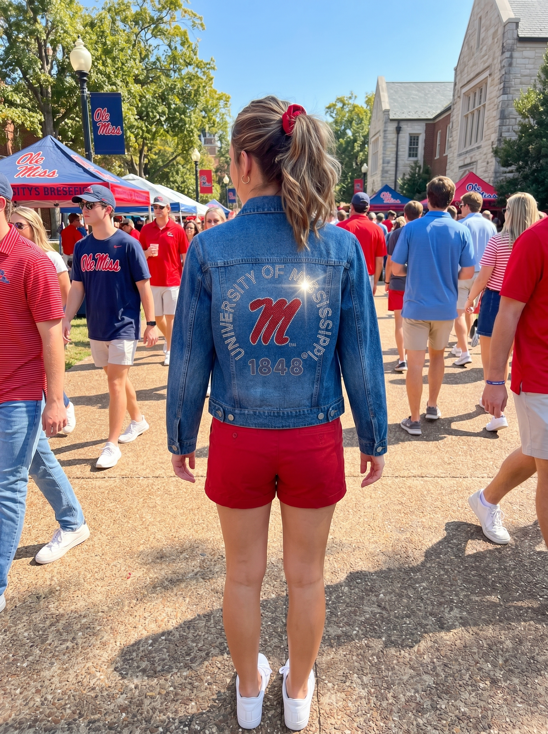 University of Mississippi EST 1848 Blue Denim Jacket