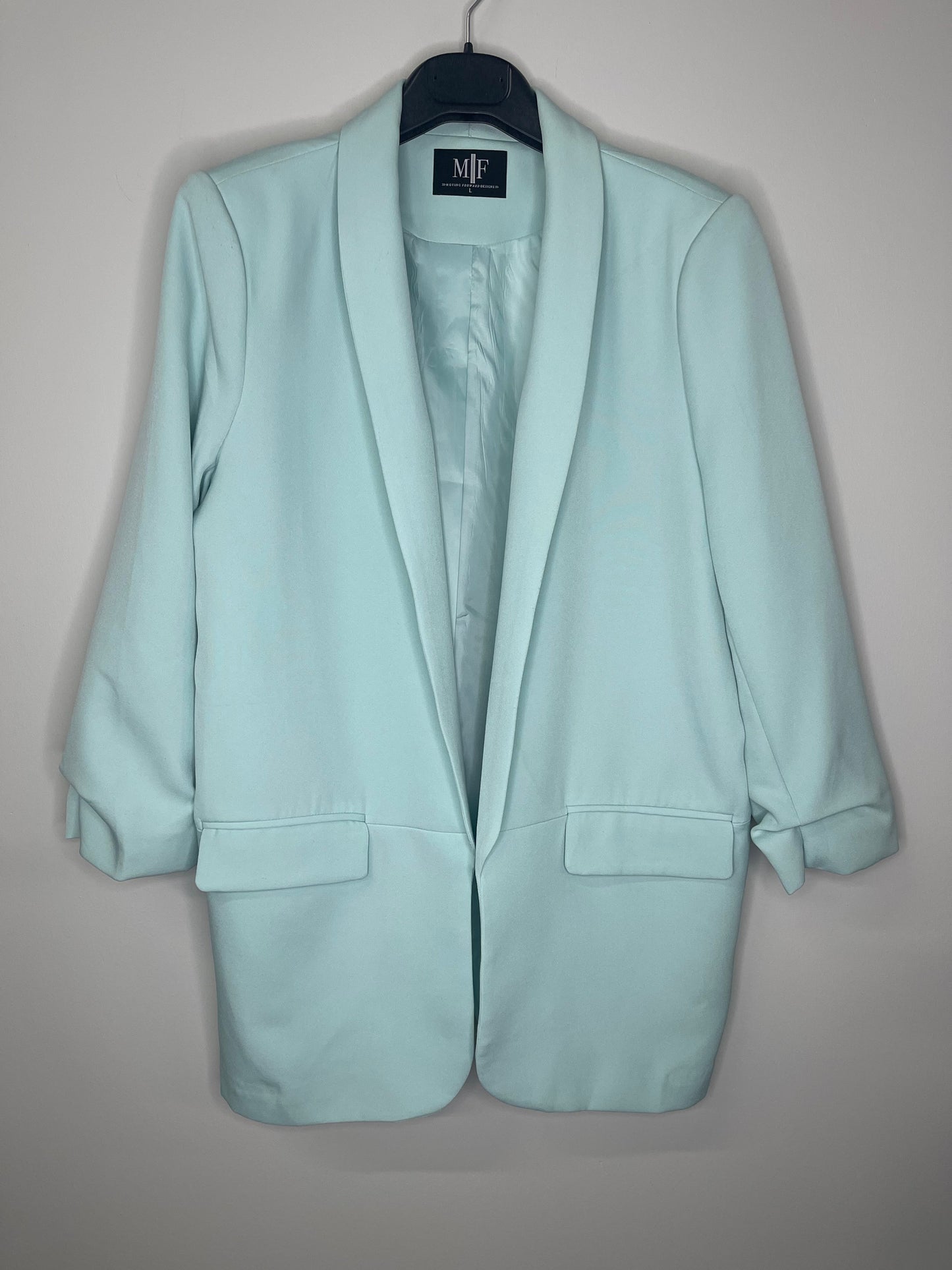 Blazer, Ruched Mint, Silver Queen Bee