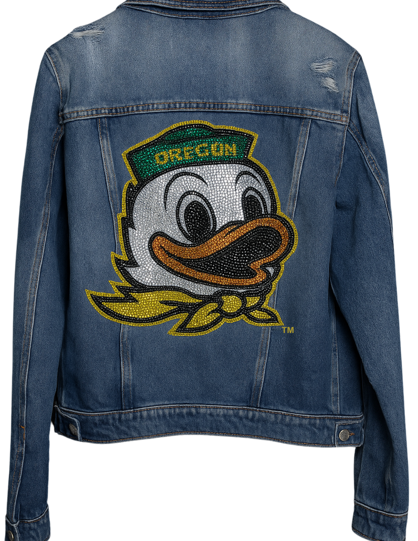 Game Day Jacket, Blue Denim, University of Oregon Duck