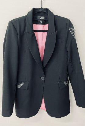 Blazer, Black w/ Pink Lining, Love Military