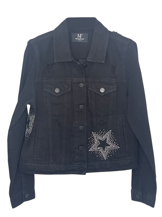 Jacket, Black Denim, Shooting Stars x 3