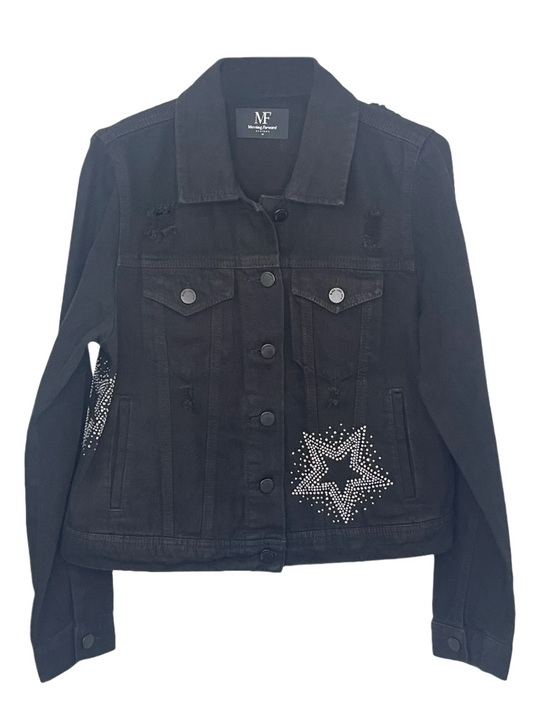 Jacket, Black Denim, Shooting Stars x 3