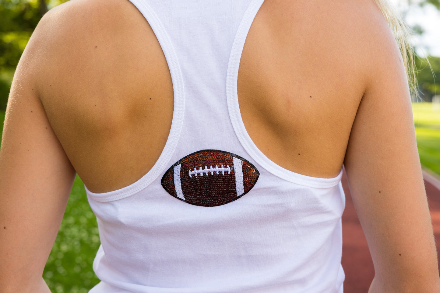 Game Day Tank, Racerback White, Easy Tiger