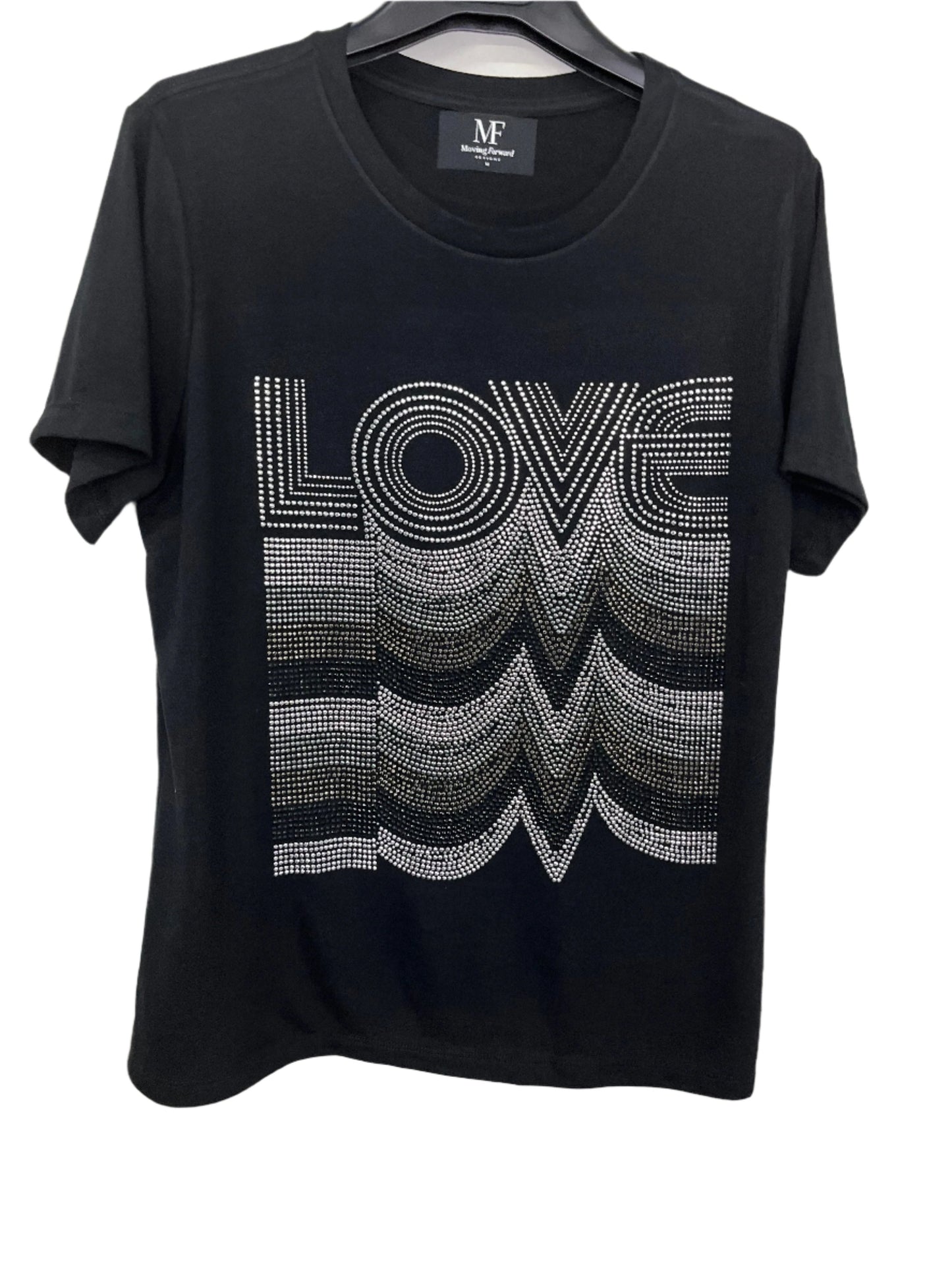 T-Shirt, Short Sleeve Black, Gunmetal Love Repeater