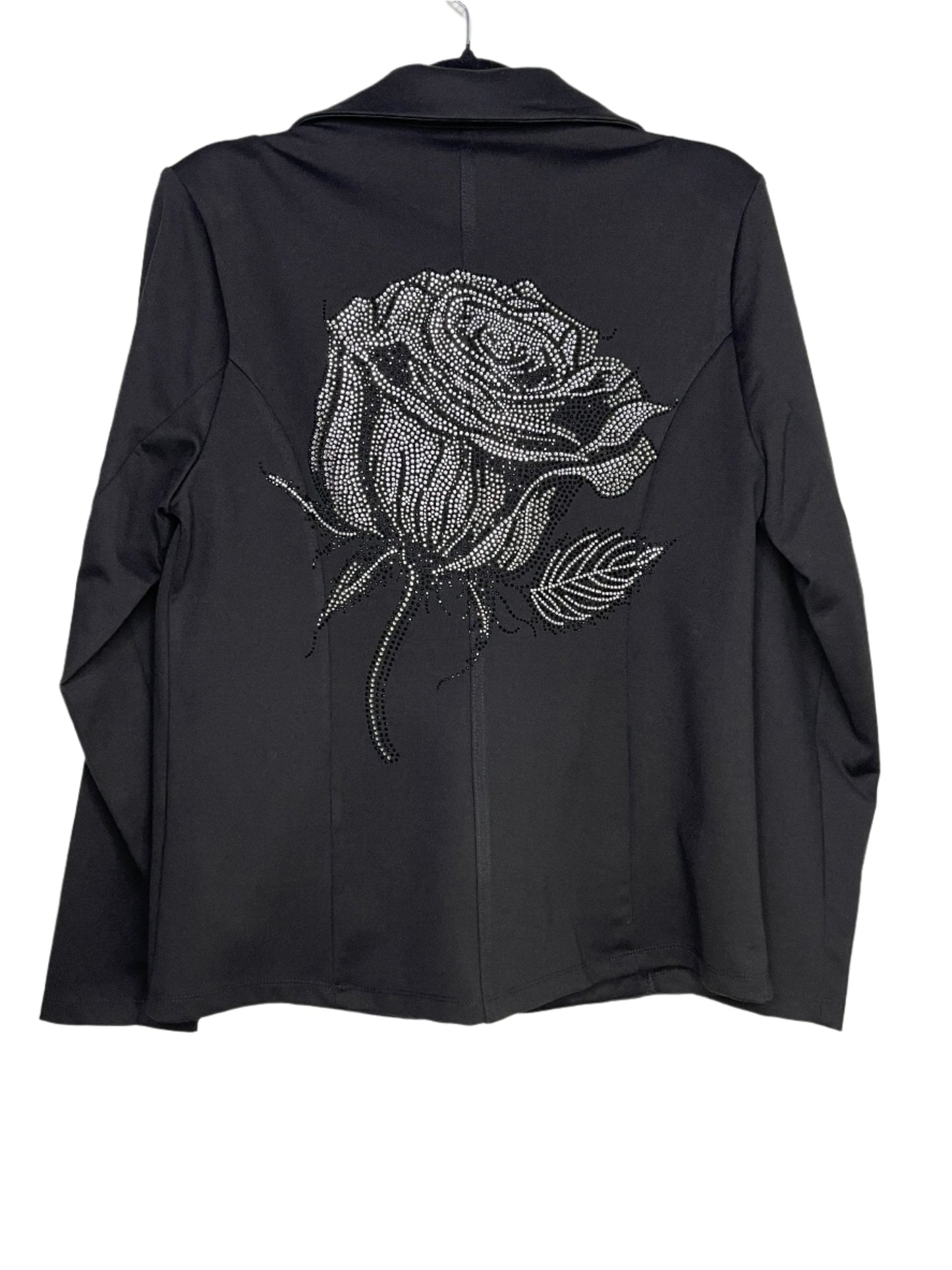 Blazer, Stretch Patch Pocket Black, Gunmetal Rose
