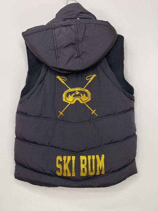 Vest, Puffer Black, Ski Bum