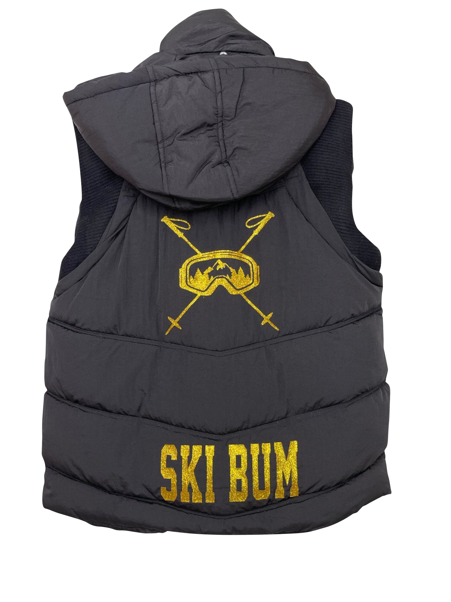 Vest, Puffer Black, Ski Bum