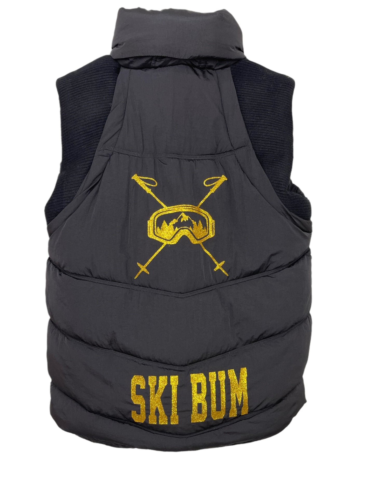 Vest, Puffer Black, Ski Bum