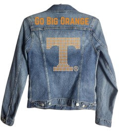 Licensed Game Day Jacket, Blue Denim, Tennessee Vols Go Big Orange & T