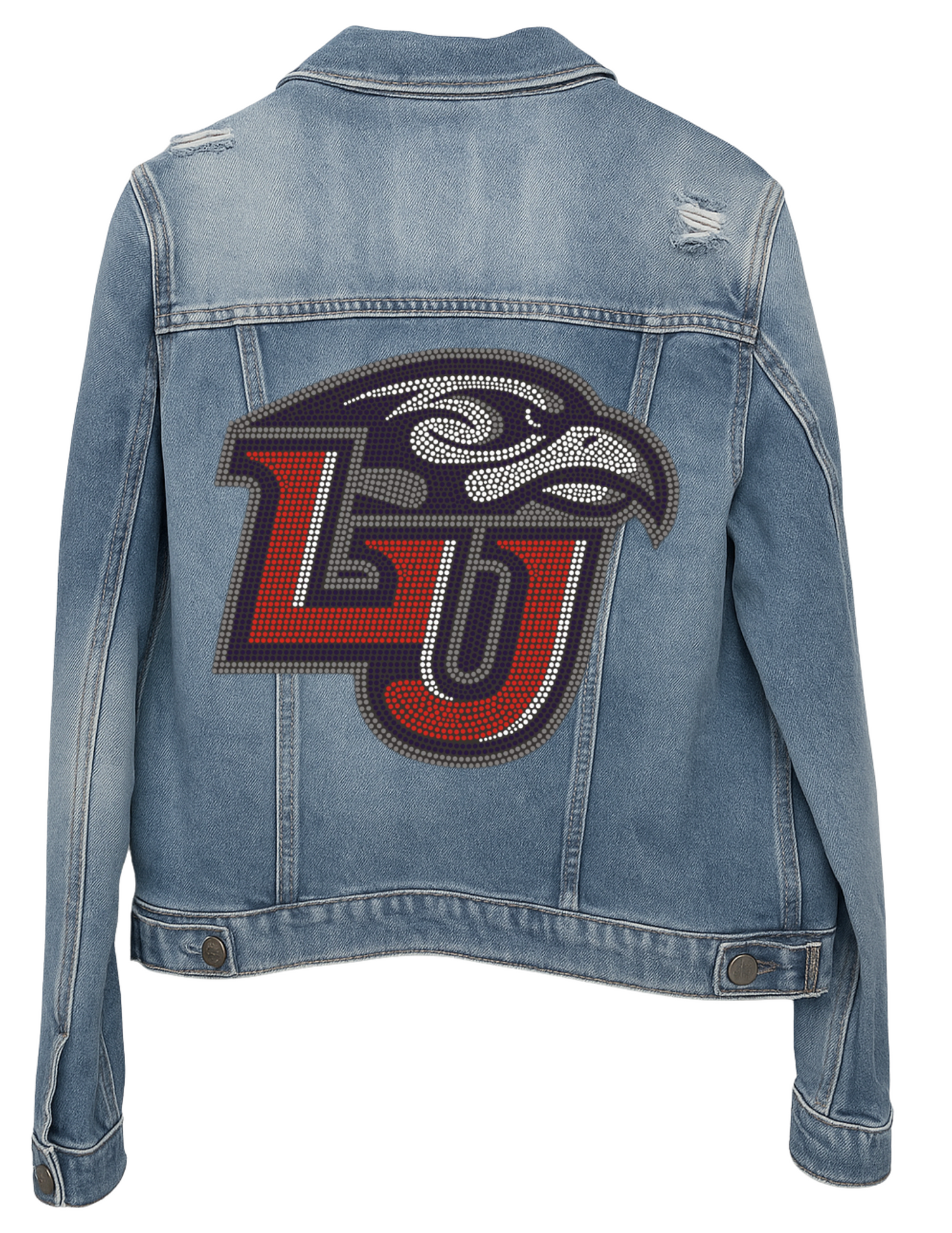 Liberty University LU Blue Denim Jacket