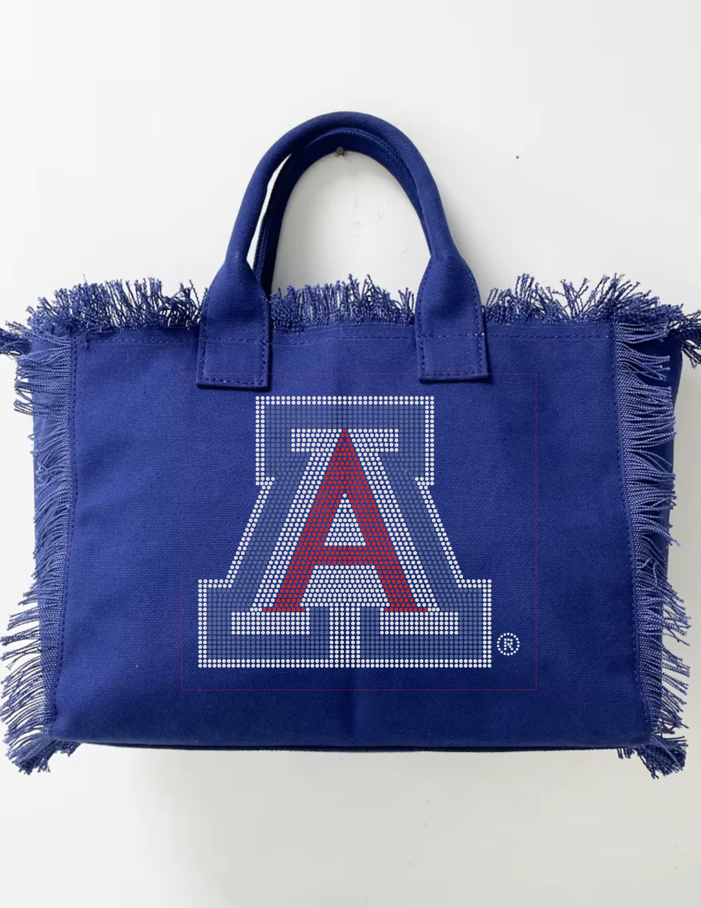 University  of Arizona Block A Blue Canvas Tote Bag