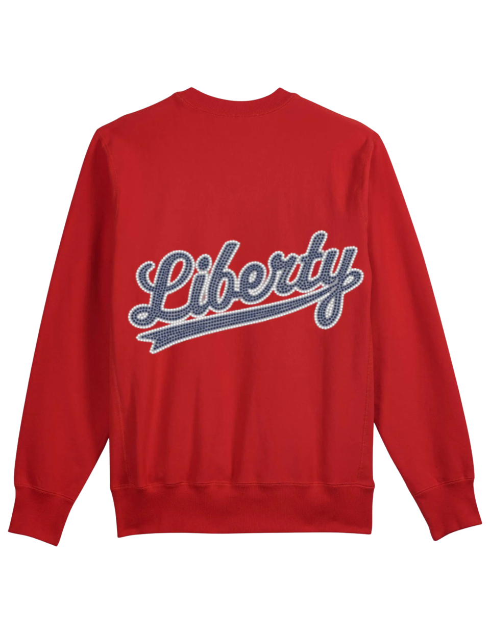 Liberty University Script Red Crewneck Sweatshirt