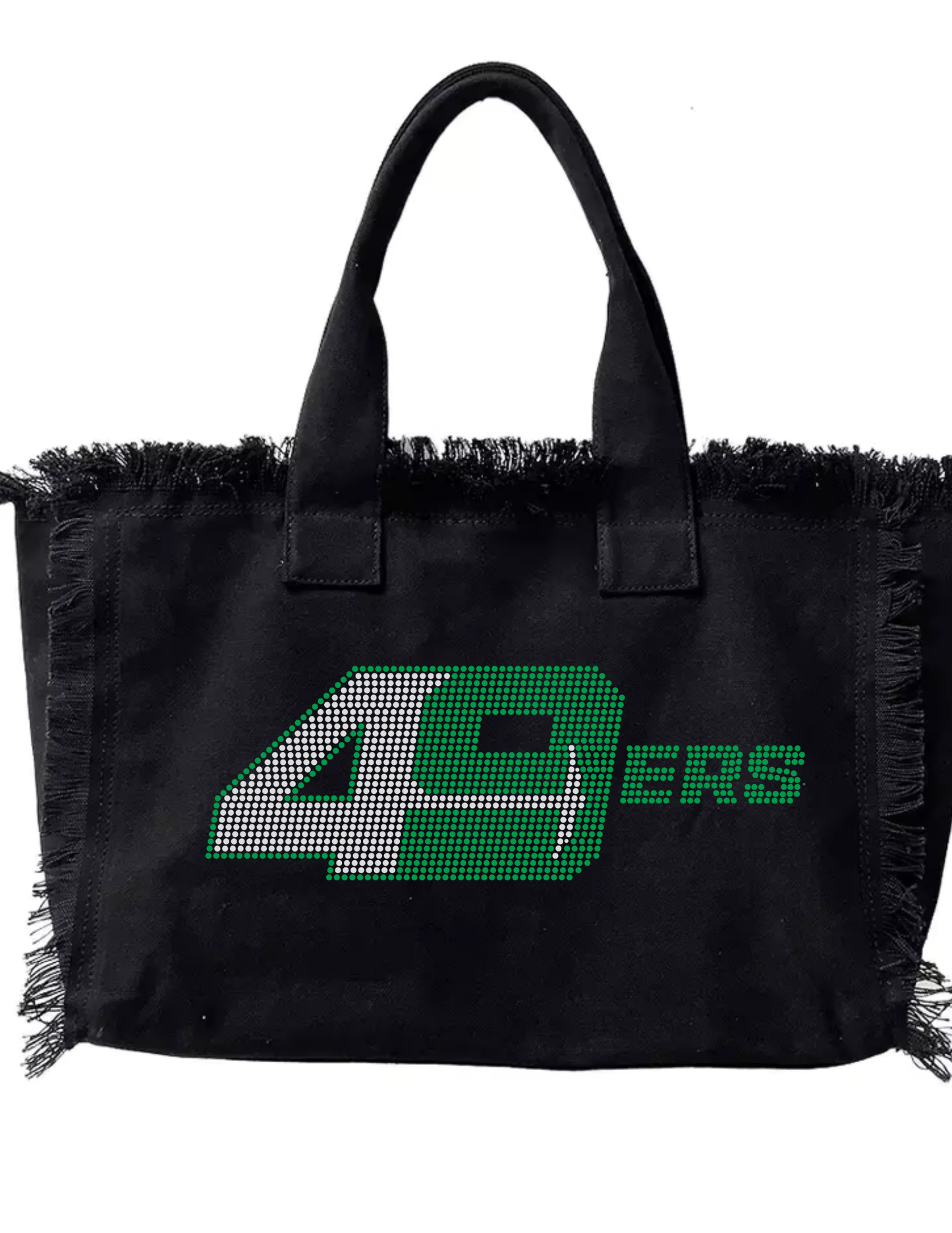 University of N Carolina-Charlotte 49ers Black Canvas Tote Bag