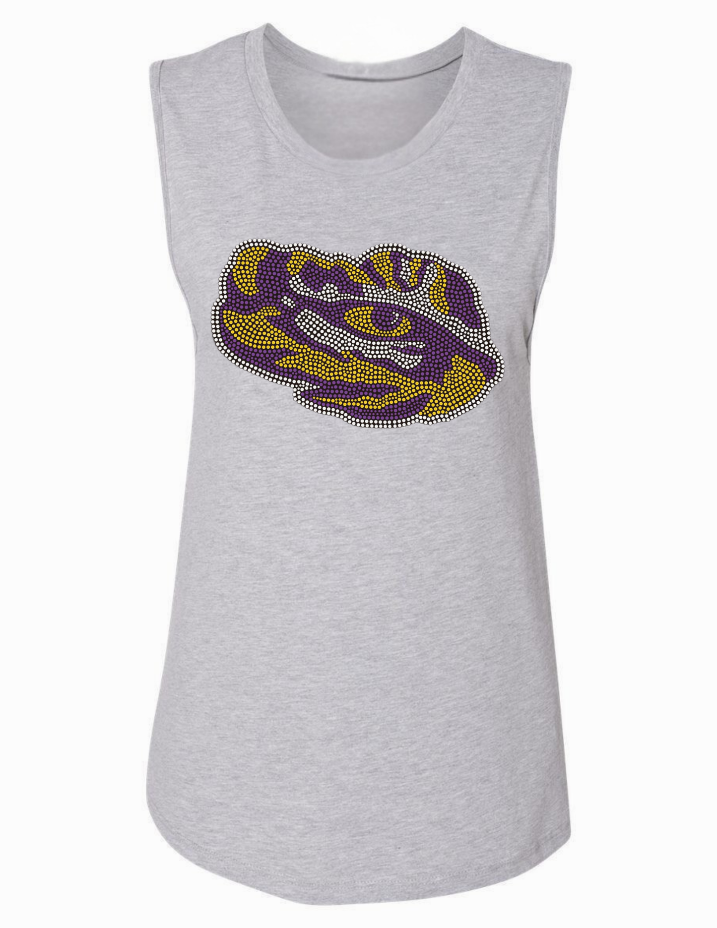 LSU Tiger Eye Gray Tank Top
