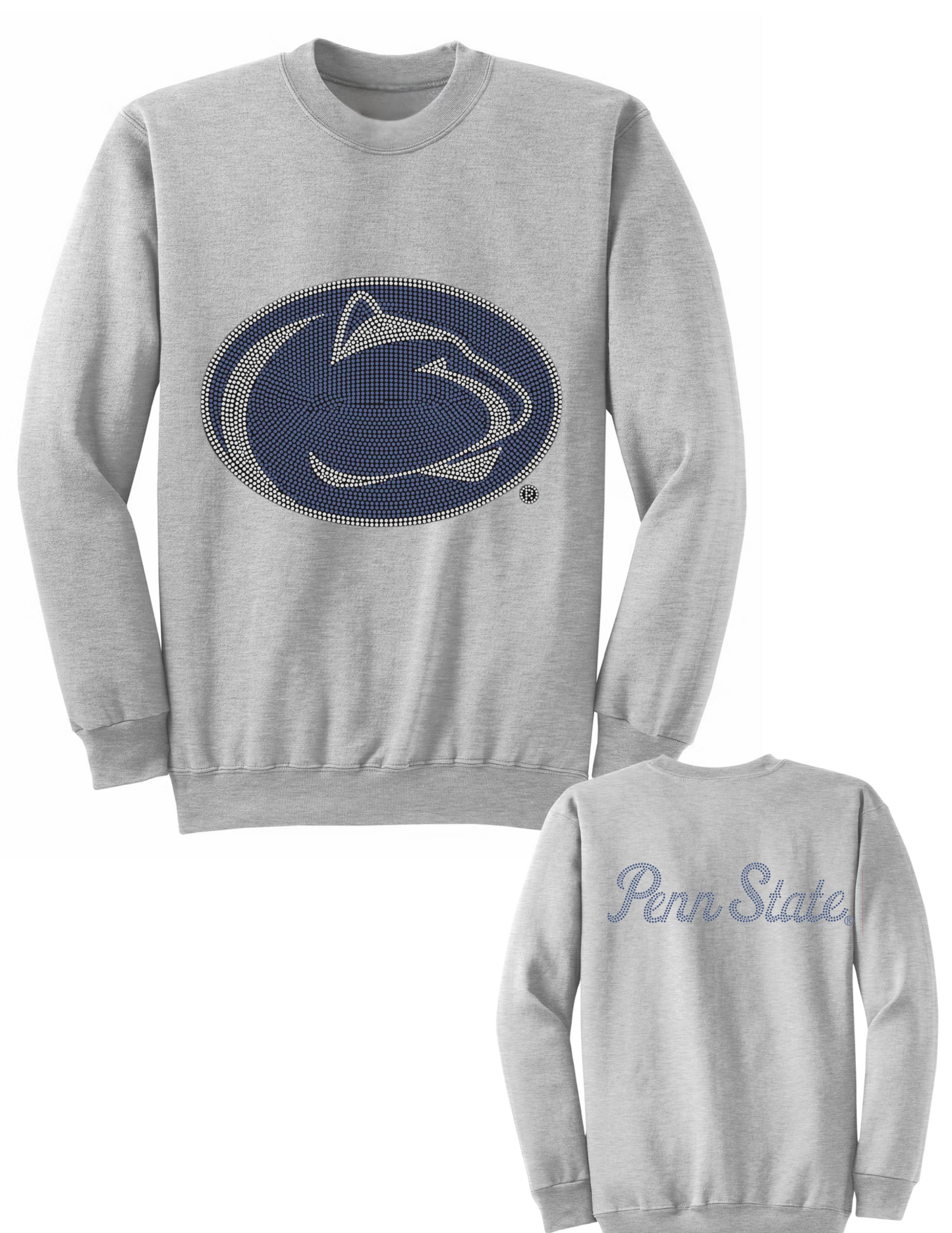 Penn State Nittany Lion Light Gray Crewneck Sweatshirt