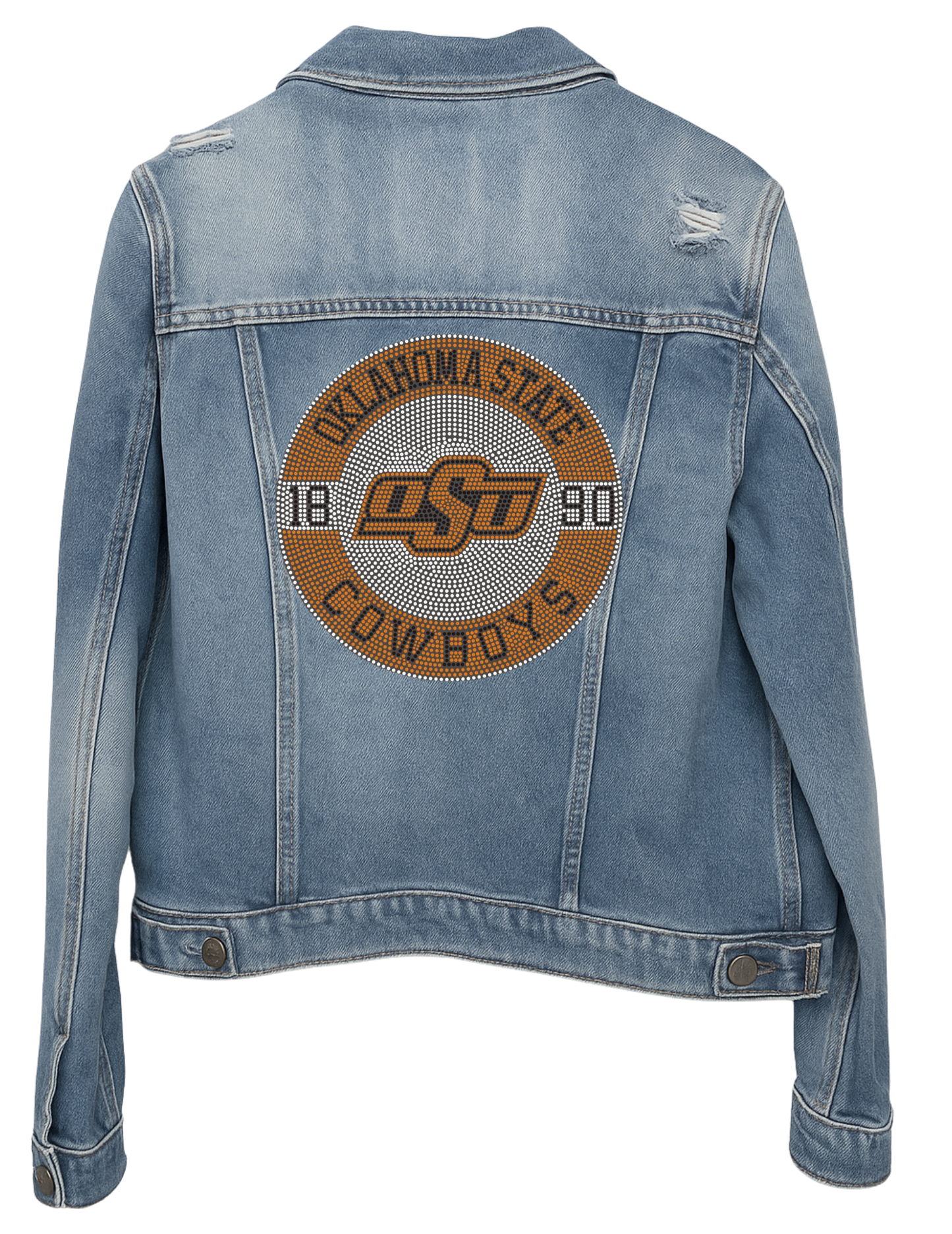 Oklahoma State EST. 1890 Blue Denim Jacket