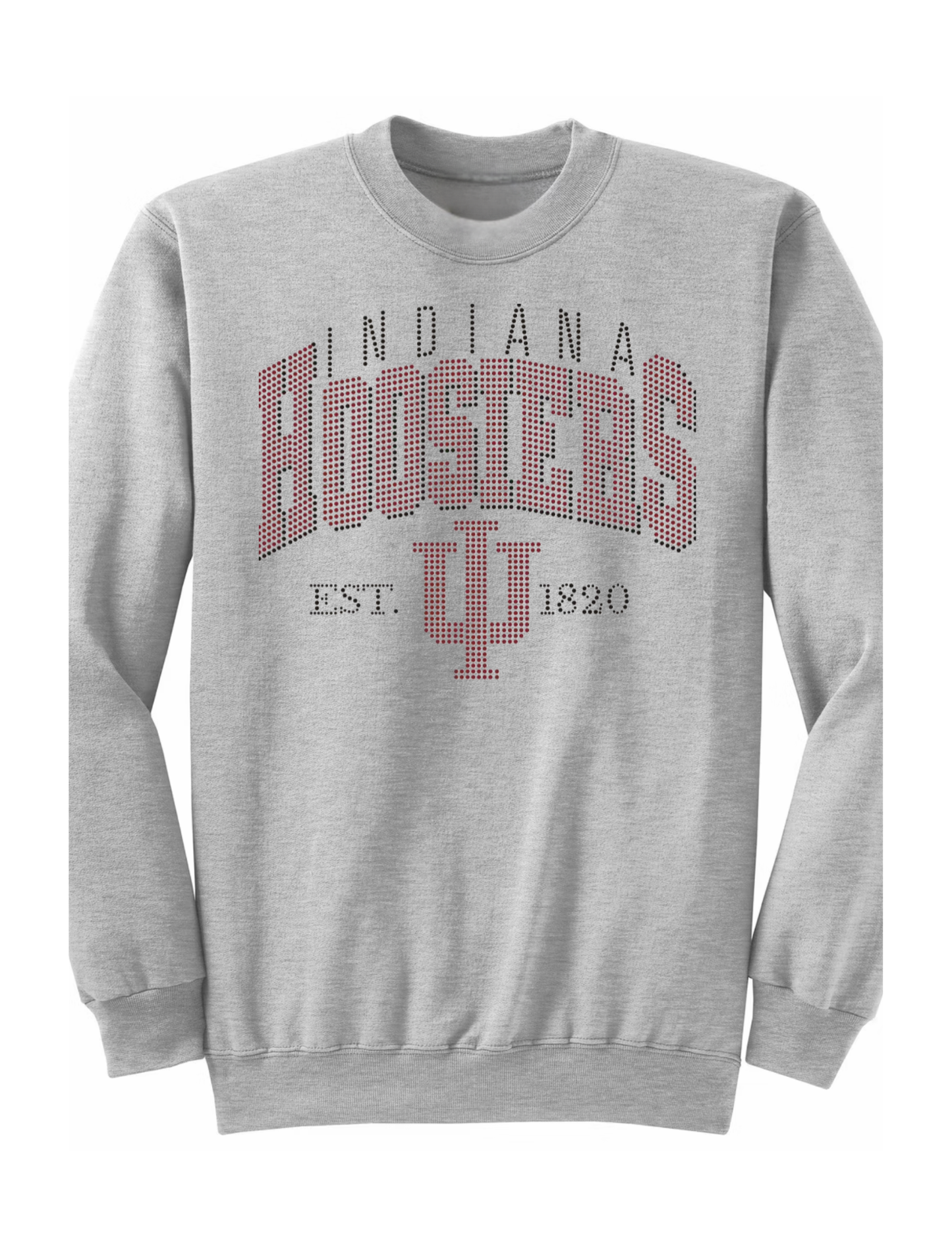 Indiana University EST 1820 Gray Crewneck Sweatshirt